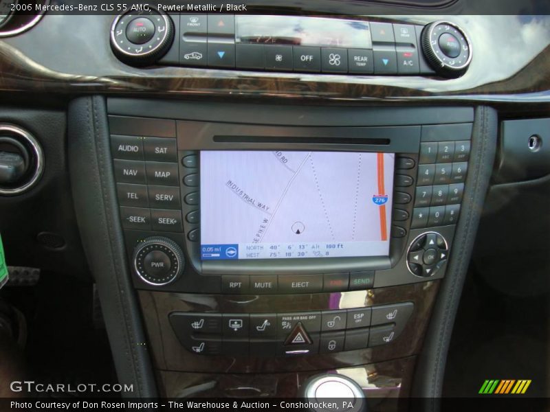 Pewter Metallic / Black 2006 Mercedes-Benz CLS 55 AMG