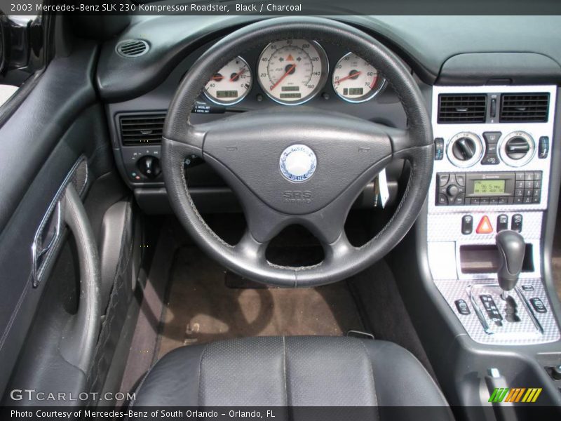 Black / Charcoal 2003 Mercedes-Benz SLK 230 Kompressor Roadster