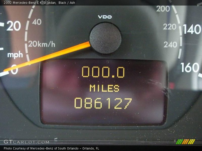 Black / Ash 2002 Mercedes-Benz E 430 Sedan