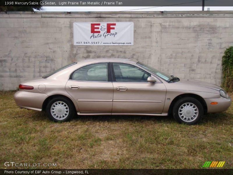 Light Prairie Tan Metallic / Prairie Tan 1998 Mercury Sable GS Sedan