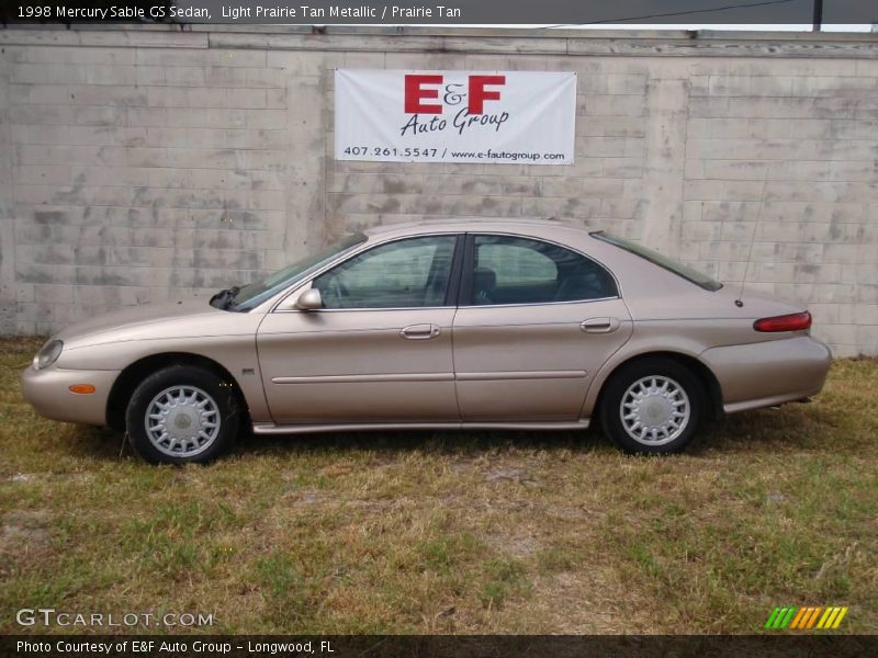Light Prairie Tan Metallic / Prairie Tan 1998 Mercury Sable GS Sedan