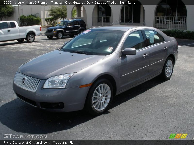 Tungsten Grey Metallic / Dark Charcoal/Medium Light Stone 2006 Mercury Milan V6 Premier