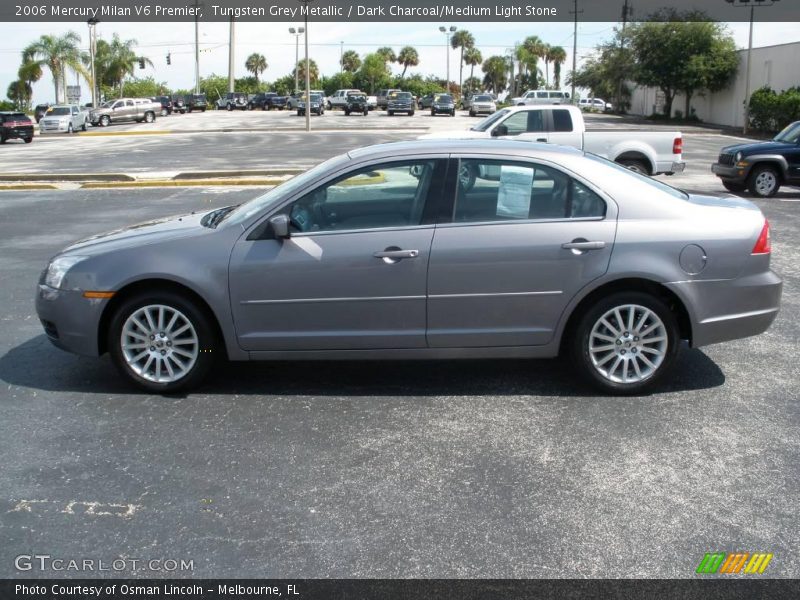 Tungsten Grey Metallic / Dark Charcoal/Medium Light Stone 2006 Mercury Milan V6 Premier