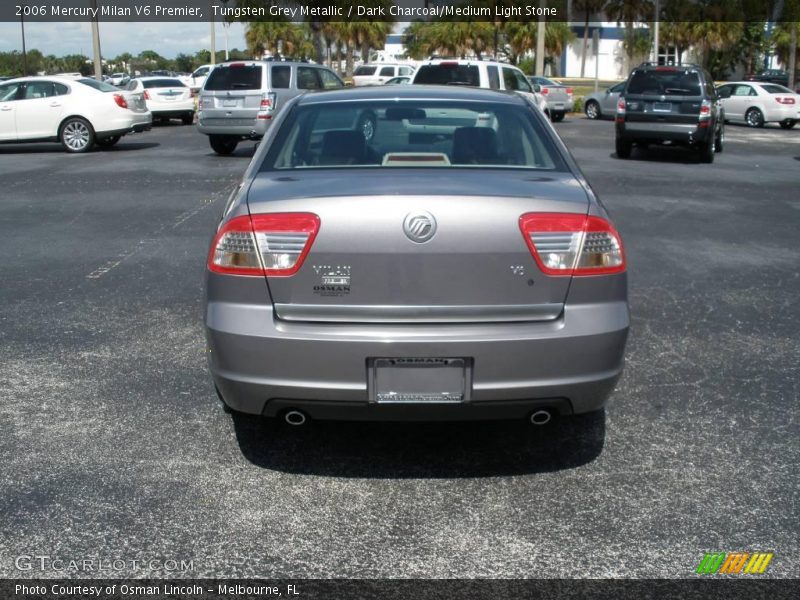 Tungsten Grey Metallic / Dark Charcoal/Medium Light Stone 2006 Mercury Milan V6 Premier