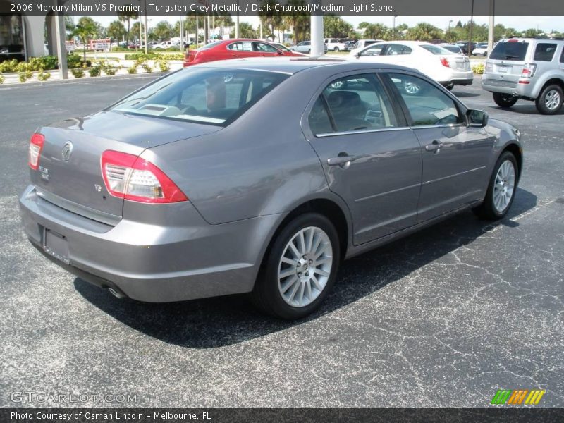 Tungsten Grey Metallic / Dark Charcoal/Medium Light Stone 2006 Mercury Milan V6 Premier