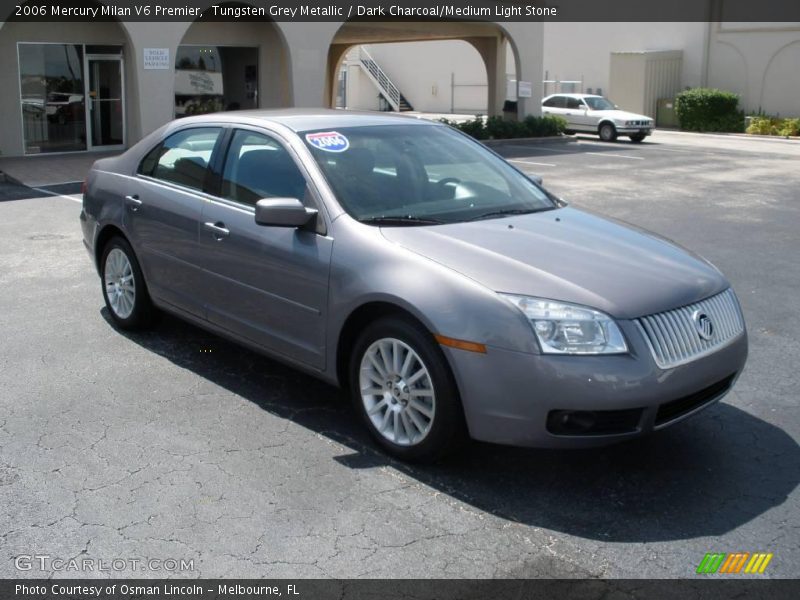 Tungsten Grey Metallic / Dark Charcoal/Medium Light Stone 2006 Mercury Milan V6 Premier