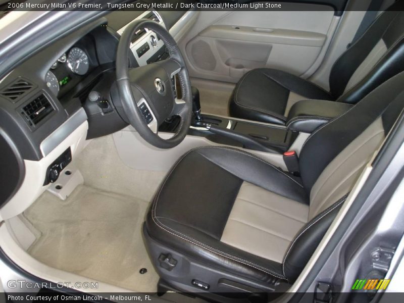 Tungsten Grey Metallic / Dark Charcoal/Medium Light Stone 2006 Mercury Milan V6 Premier