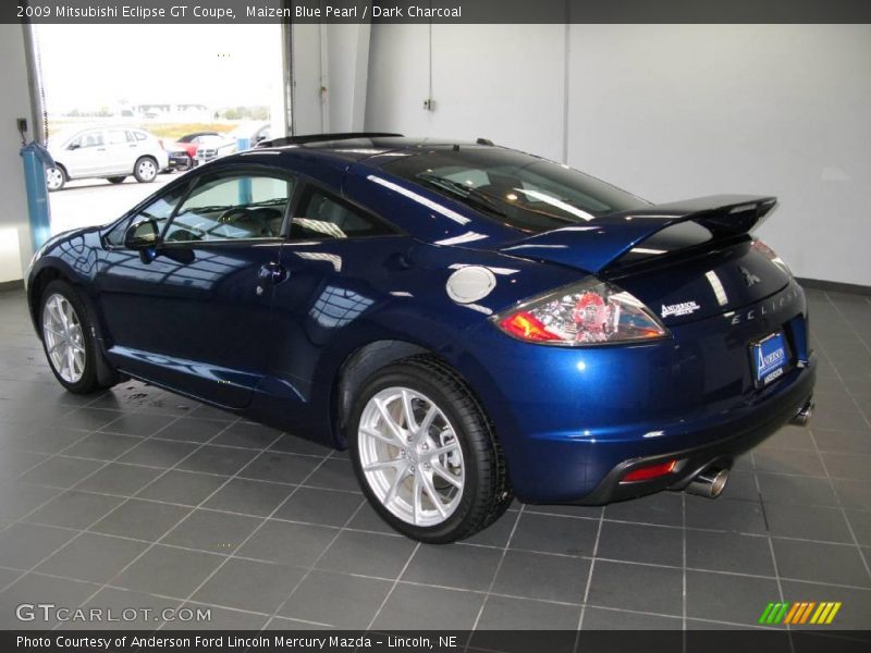 Maizen Blue Pearl / Dark Charcoal 2009 Mitsubishi Eclipse GT Coupe