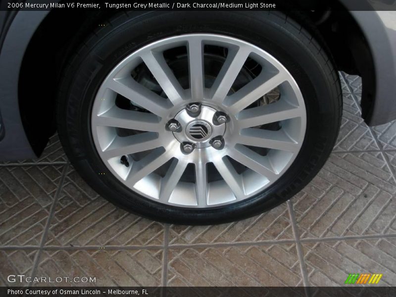 Tungsten Grey Metallic / Dark Charcoal/Medium Light Stone 2006 Mercury Milan V6 Premier