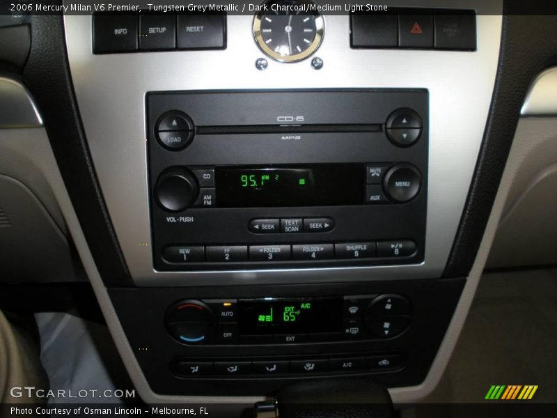 Tungsten Grey Metallic / Dark Charcoal/Medium Light Stone 2006 Mercury Milan V6 Premier