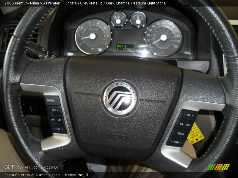 Tungsten Grey Metallic / Dark Charcoal/Medium Light Stone 2006 Mercury Milan V6 Premier