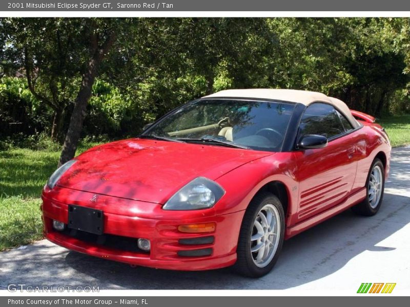 Saronno Red / Tan 2001 Mitsubishi Eclipse Spyder GT