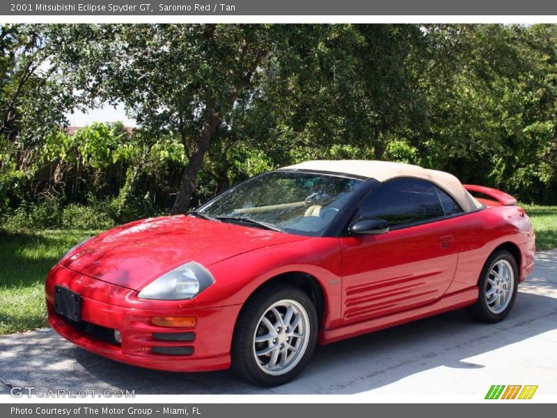 Saronno Red / Tan 2001 Mitsubishi Eclipse Spyder GT