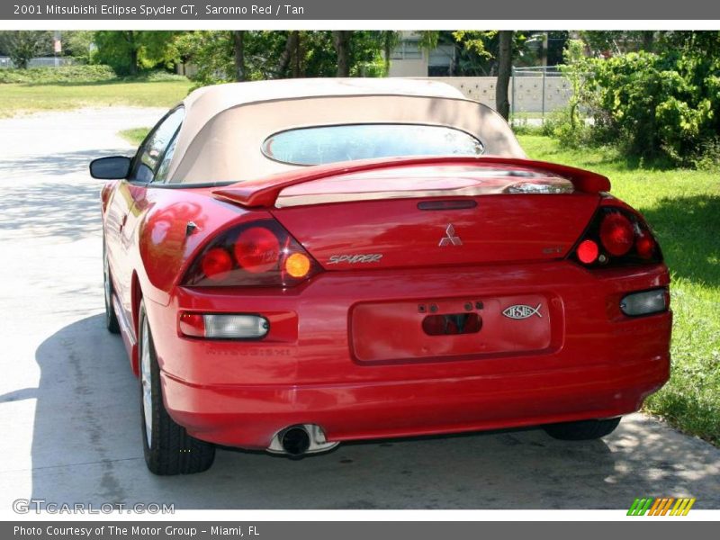 Saronno Red / Tan 2001 Mitsubishi Eclipse Spyder GT
