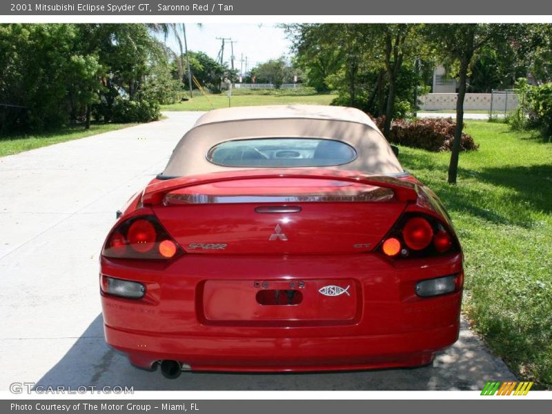 Saronno Red / Tan 2001 Mitsubishi Eclipse Spyder GT