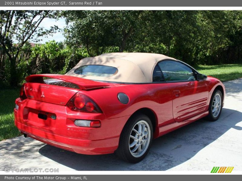 Saronno Red / Tan 2001 Mitsubishi Eclipse Spyder GT