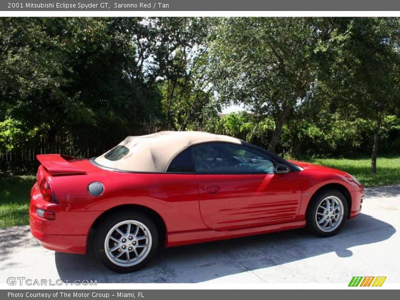 Saronno Red / Tan 2001 Mitsubishi Eclipse Spyder GT