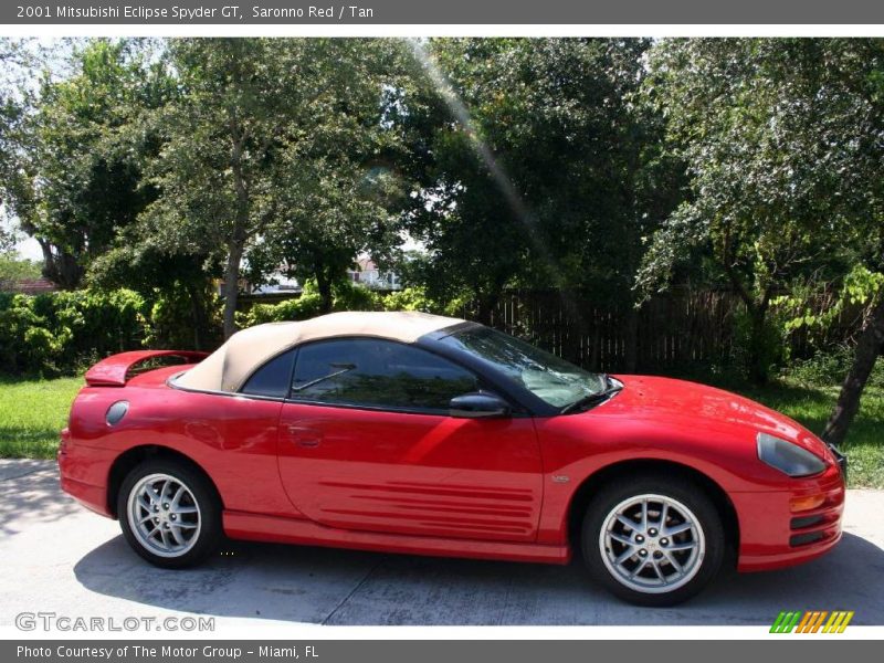 Saronno Red / Tan 2001 Mitsubishi Eclipse Spyder GT