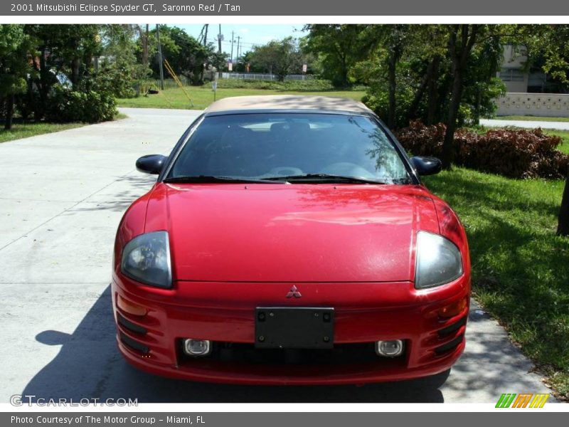 Saronno Red / Tan 2001 Mitsubishi Eclipse Spyder GT