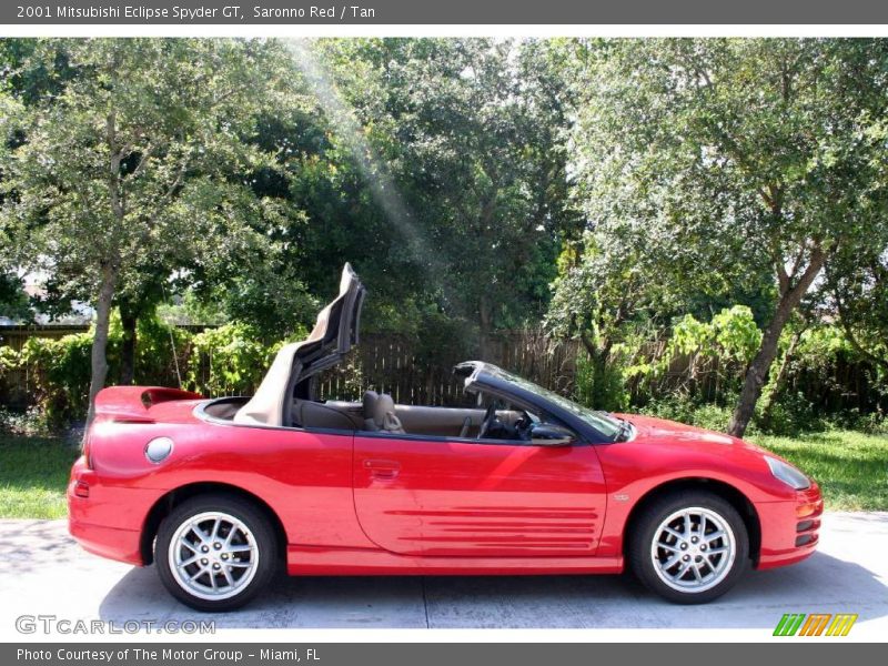 Saronno Red / Tan 2001 Mitsubishi Eclipse Spyder GT