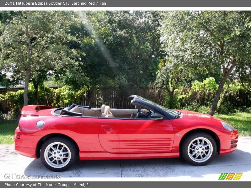 Saronno Red / Tan 2001 Mitsubishi Eclipse Spyder GT