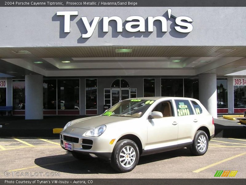 Prosecco Metallic / Havanna/Sand Beige 2004 Porsche Cayenne Tiptronic