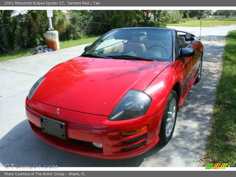 Saronno Red / Tan 2001 Mitsubishi Eclipse Spyder GT