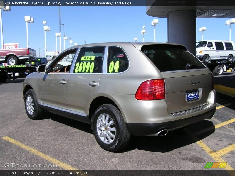 Prosecco Metallic / Havanna/Sand Beige 2004 Porsche Cayenne Tiptronic