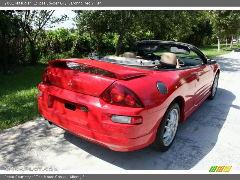 Saronno Red / Tan 2001 Mitsubishi Eclipse Spyder GT