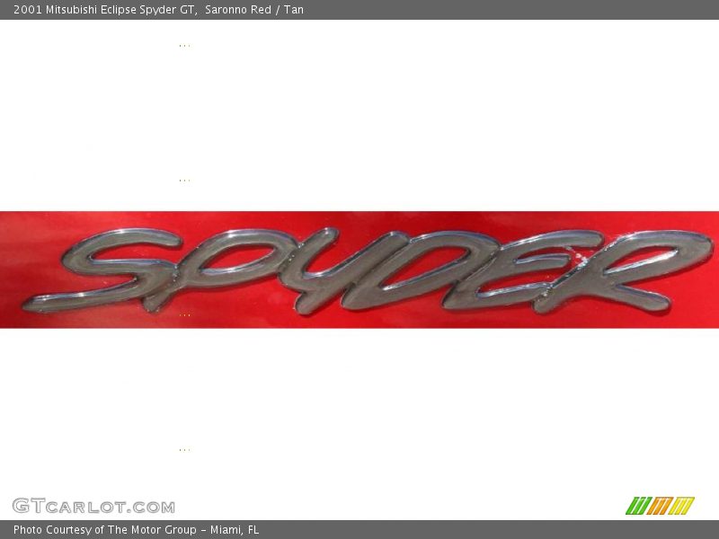 Saronno Red / Tan 2001 Mitsubishi Eclipse Spyder GT