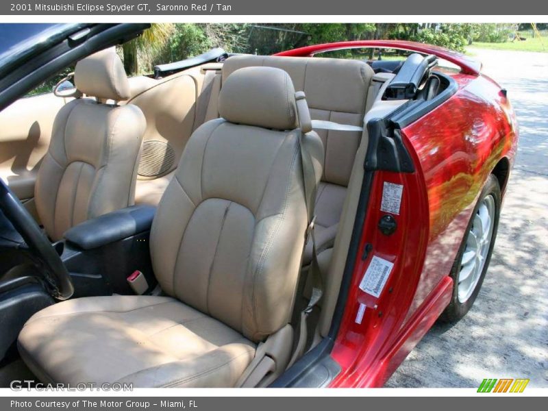 Saronno Red / Tan 2001 Mitsubishi Eclipse Spyder GT