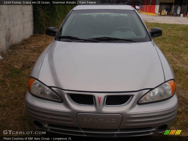 Silvermist Metallic / Dark Pewter 1999 Pontiac Grand Am SE Sedan