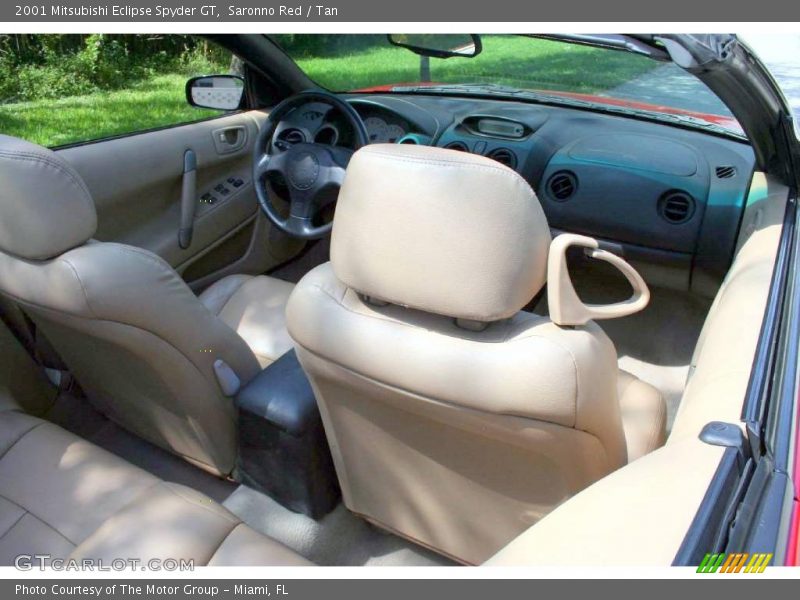 Saronno Red / Tan 2001 Mitsubishi Eclipse Spyder GT