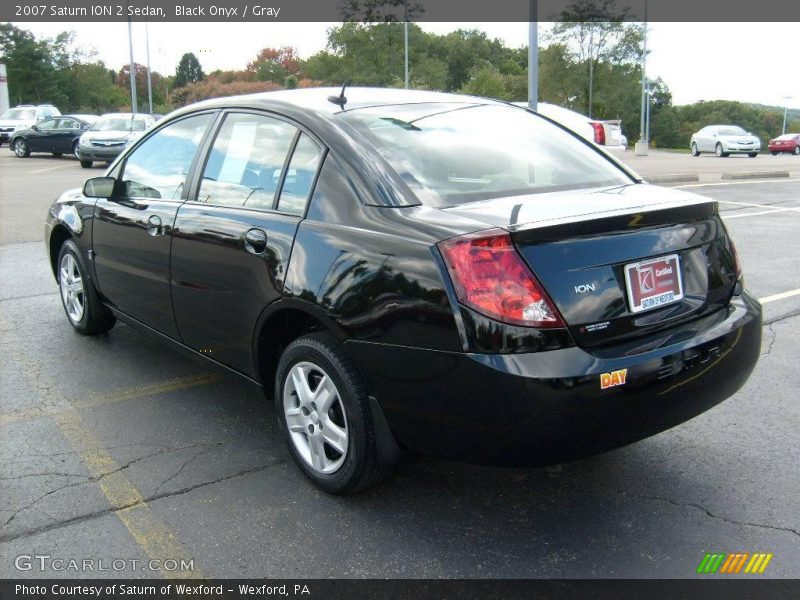 Black Onyx / Gray 2007 Saturn ION 2 Sedan