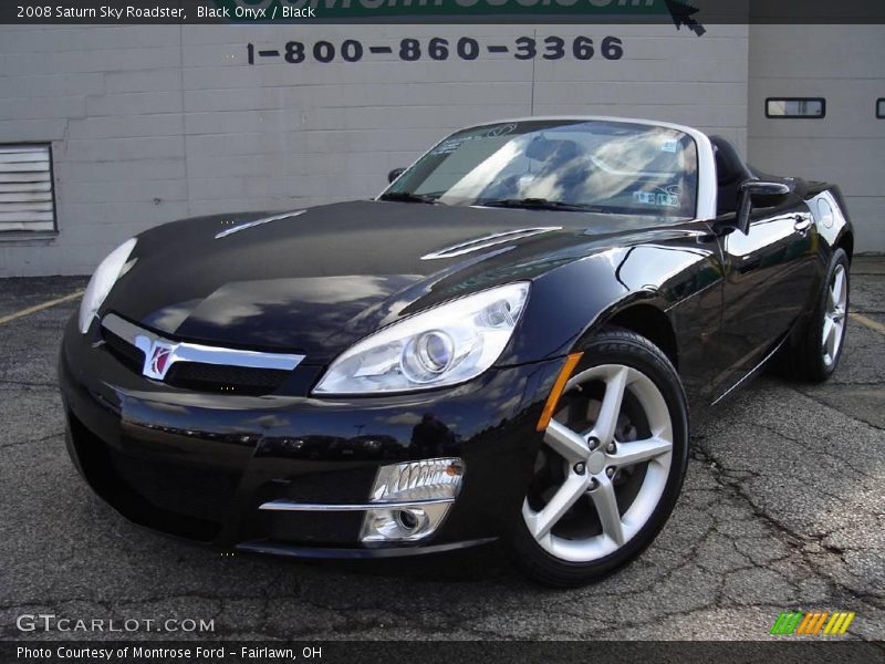 Black Onyx / Black 2008 Saturn Sky Roadster