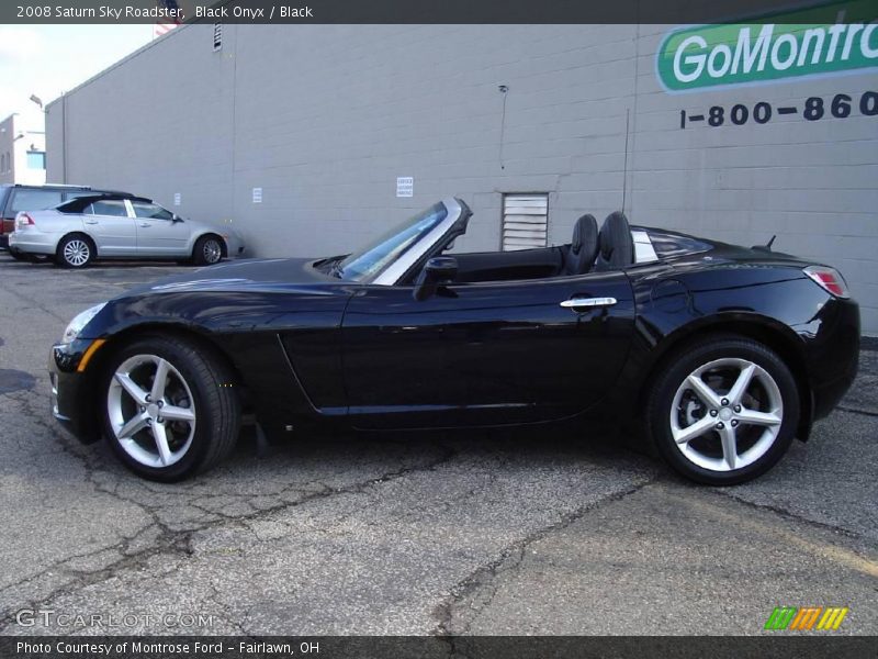 Black Onyx / Black 2008 Saturn Sky Roadster