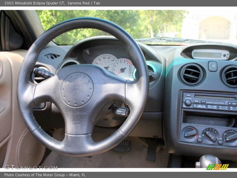 Saronno Red / Tan 2001 Mitsubishi Eclipse Spyder GT