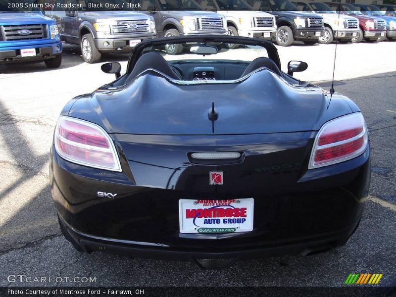 Black Onyx / Black 2008 Saturn Sky Roadster