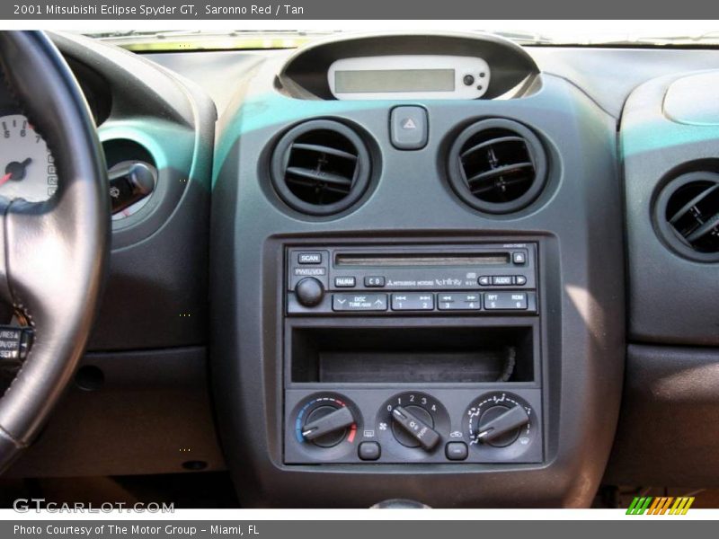 Saronno Red / Tan 2001 Mitsubishi Eclipse Spyder GT