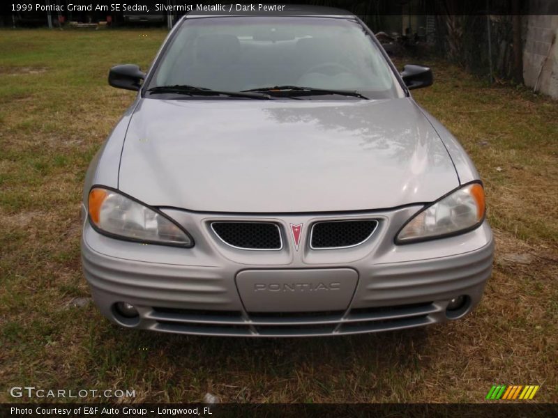 Silvermist Metallic / Dark Pewter 1999 Pontiac Grand Am SE Sedan