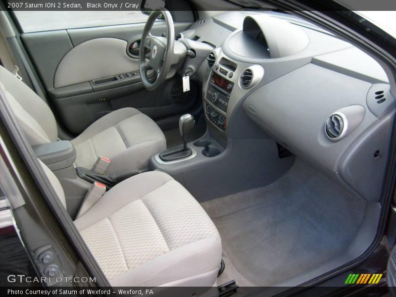 Black Onyx / Gray 2007 Saturn ION 2 Sedan