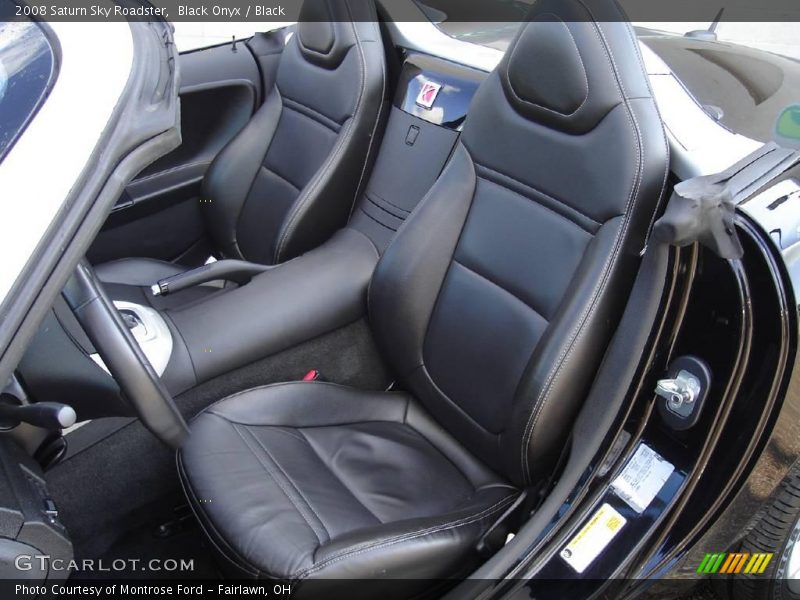 Black Onyx / Black 2008 Saturn Sky Roadster