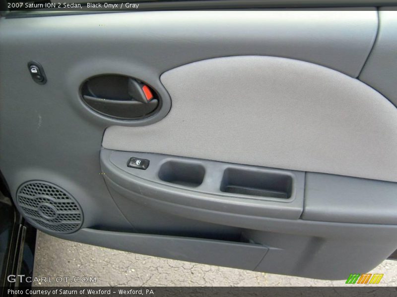 Black Onyx / Gray 2007 Saturn ION 2 Sedan
