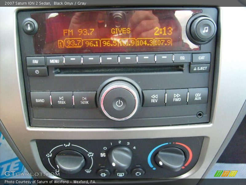 Black Onyx / Gray 2007 Saturn ION 2 Sedan