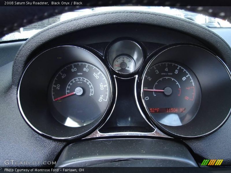 Black Onyx / Black 2008 Saturn Sky Roadster