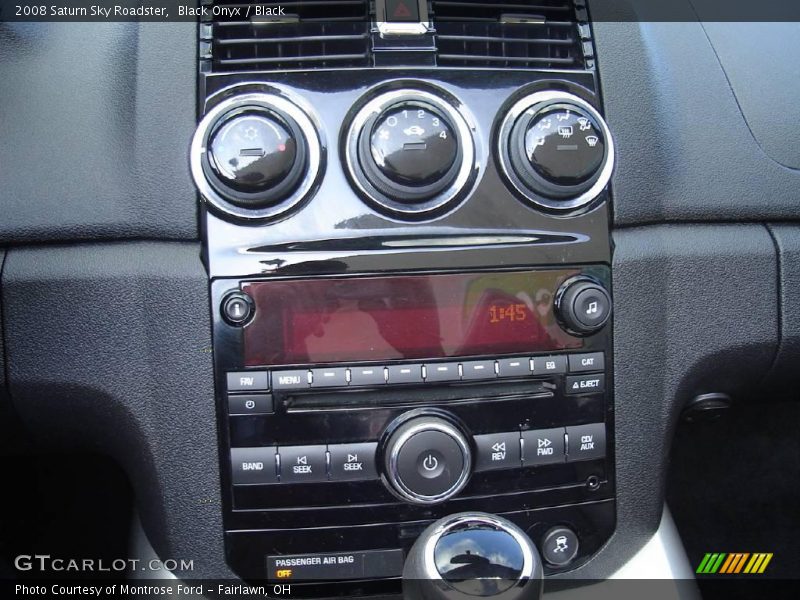 Black Onyx / Black 2008 Saturn Sky Roadster