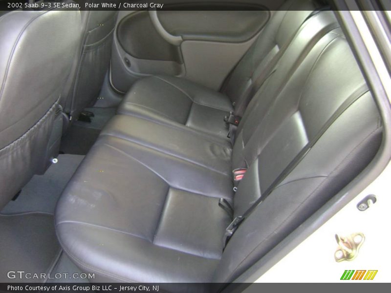 Polar White / Charcoal Gray 2002 Saab 9-3 SE Sedan