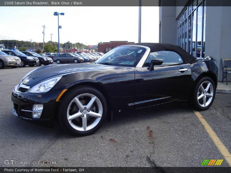 Black Onyx / Black 2008 Saturn Sky Roadster