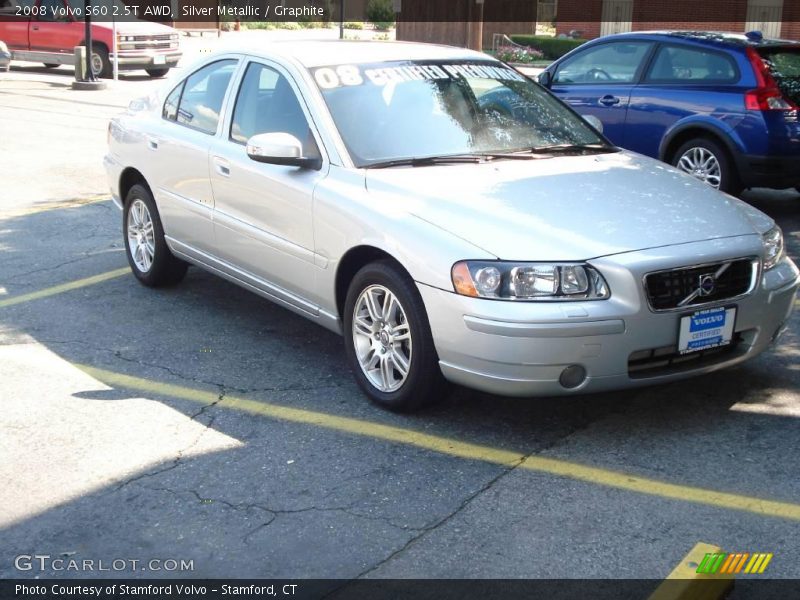 Silver Metallic / Graphite 2008 Volvo S60 2.5T AWD