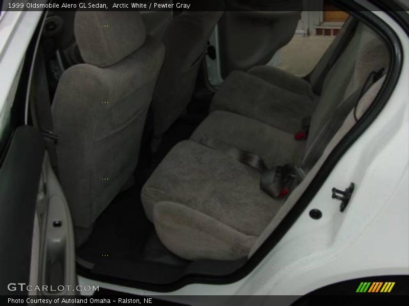 Arctic White / Pewter Gray 1999 Oldsmobile Alero GL Sedan